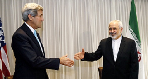 US Secretary of State, John Kerry and Iranian Foreign Minister, Mohammad Zarif